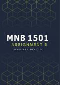 MNB1501 Assignment 6 Semester 1 2023