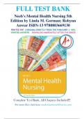 Test Bank for Neeb's Mental Health Nursing  (5th Edition by Gorman and Anwar) All Chapters Covered [With Verified Answer Elaborations]