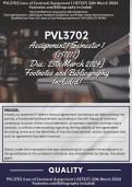 PVL3702  Assignment 1 (157217) Answers | 25th March 2024 | Footnotes and Bibliography Included! Extra Solutons, added statements and more inlcuded! Ensuring you have more than enough to get that DISTINCTION!