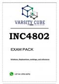 INC4802 EXAM PACK 2024