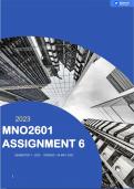 MNO2601 ASSIGNMENT 6 SEMESTER 1 2023