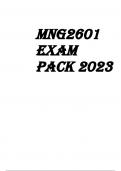 MNG2601 EXAM PACK 2023