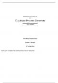 Database System Concepts 6e Silberschatz Korth, Sudarshan (Solution Manual)