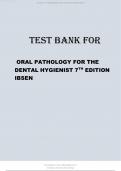 Exam (elaborations) RN - Registered Nurse  Applied Pharmacology for the Dental Hygienist