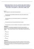 /NRNP6566 FINAL EXAM 75 QUESTIONS |AGRADE  (WALDEN UNIVERSITY) UPDATED APRIL 2023