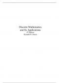 Discrete Mathematics and Its Applications, 8e Kenneth Rosen (Solution Manual)