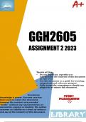 GGH2605 Assignment 2 2024