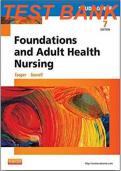 BUNDLE for Test Bank for Foundations and Adult Health Nursing 7th, 8th and 9th Edition Cooper | Updated 2023-2024