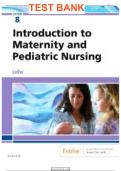 Test Bank Introduction to Maternity and Pediatric Nursing 8th edition Leifer| ALL CHAPTERS