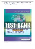 Test Bank - Varcarolis' Foundations of Psychiatric Mental Health Nursing (8th Edition)