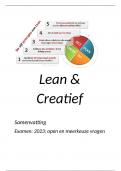 Lean en Creatief samenvatting per leerdoel