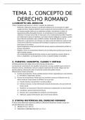 Tema 1. Concepto de derecho romano