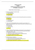 NSG360 #1 Pharmacology Homework Study Guide