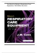 est Bank for Mosby’s Respiratory Care Equipment, 10th Edition 