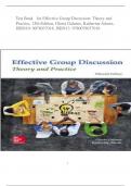 Test Bank for Effective Group Discussion Theory 