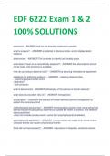 EDF 6222 Exam 1 & 2 100% SOLUTIONS
