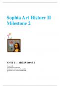 Sophia Art History II Milestone 2 