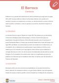 Resumen -  lengua y literatura -  Spanish Language and Literature barroco