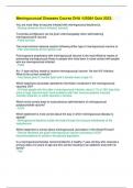 Summary -  Meningococcal Diseases Course DHA -US084 (DHA-US084)