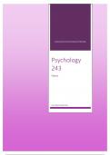 Psychology 243 - Fundamentals of Social Research