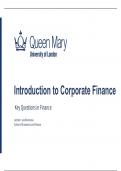 Introduction to Applied corporate finance
