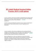 RN Adult Medical Surgical Online Practice 2019 A with options
