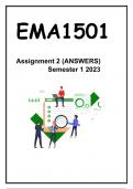 EMA1501 ASS 2 SEME 1 2023 Answers