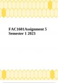 FAC1601Assignment 5 Semester 1 2023