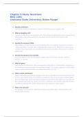 BIOL 1001 (Paul) Ch. 9 Study Questions & Exam Prep - Louisiana State University (LSU), Baton Rouge