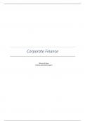 Samenvatting Principles of Corporate Finance ISE -  Coporate Finance