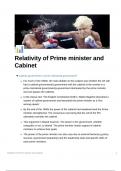 The Prime Minister and The Cabinet