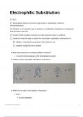 A Level Chemistry- Aromatic Chemistry- Electrophilic Substitution