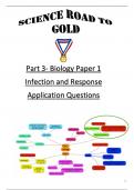Part 3- Biology Paper 1 Infection and Response Application Questions