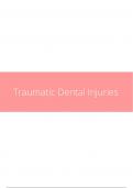 Dental Trauma Summary 