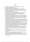 Oxford International AQA International GCSE Business Unit 3 Summary Notes