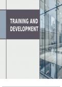 BTEC Business Unit 21 training and Development -  Assignment 2, Full assignment, distinction level - Tesco Full