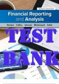 TEST BANK for SOLUTIONS MANUAL for Financial Reporting and Analysis, 8th Edition. By Revsine, Collins, Johnson, Mittelstaedt and Soffer. (All 20 Chapters). (INCLUDES the INSTRUCTOR MANUAL)