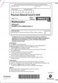 	Edexcel A Level 2022 PAPER 2: Pure Mathematics 2