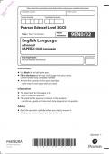Edexcel A Level 2022 English Language PAPER 2: Child Language