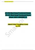 ATI Med Surg Proctored Exam Latest 100 GRADED_A