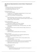 HR (Human Reproduction) Lecture 13-25 Notes