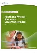 Health and physical education 