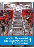 Unit 4 - Applied Commercial and Quality Principles in Engineering  Bundle of A1, A2 and A3 plus a Revision Guide