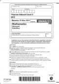 GCE  AS level Mathematics (8MA0)  Paper 21 Statistics - 2023 Question Paper