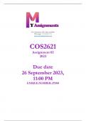 COS2621 Assignment 2 2023