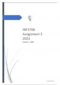 INF3708 Assignment 2 and 3 + Summarized notes 2023