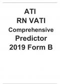 ATI  RN VATI Comprehensive Predictor 2019 Form B