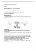 Samenvatting - Relations and Networks of Organizations (441057-B-6)