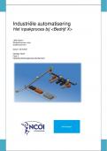Moduleopdracht Industriële automatisering - cijfer 7,5 - Leerjaar 3 / fase 3 - NCOI