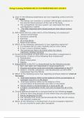 Portage Learning NURSING BS 231 PATHOPHYSIOLOGY EXAM 8 questions and answers} (2022/2023) (verified answers)